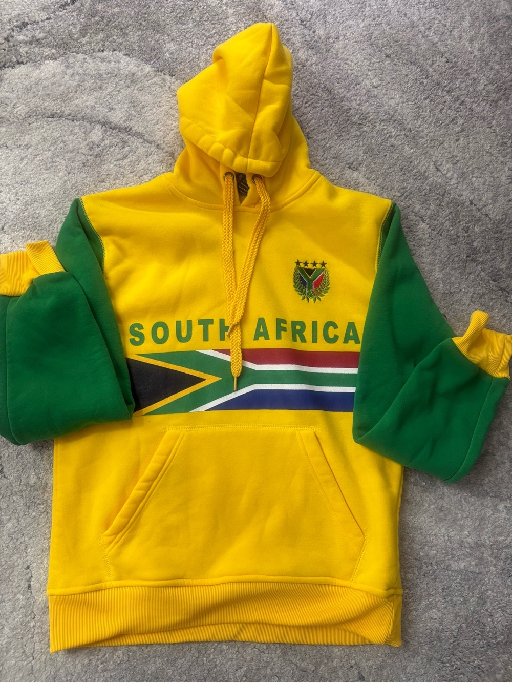 Winner South Africa Flag Colorblock Hoodie Small